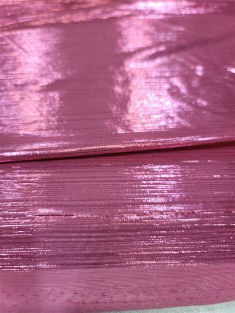 metallic spandex pink fabric|vinyl spandex fabric.